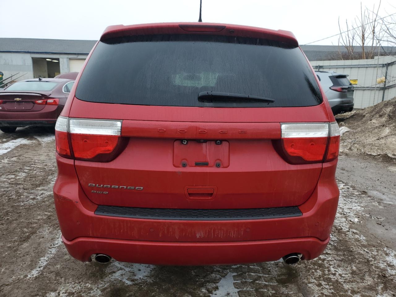 2013 Dodge Durango VIN 1C4RDJAG1DC565522 Copart auction photo, front end / rear end damage thumbnail 6
