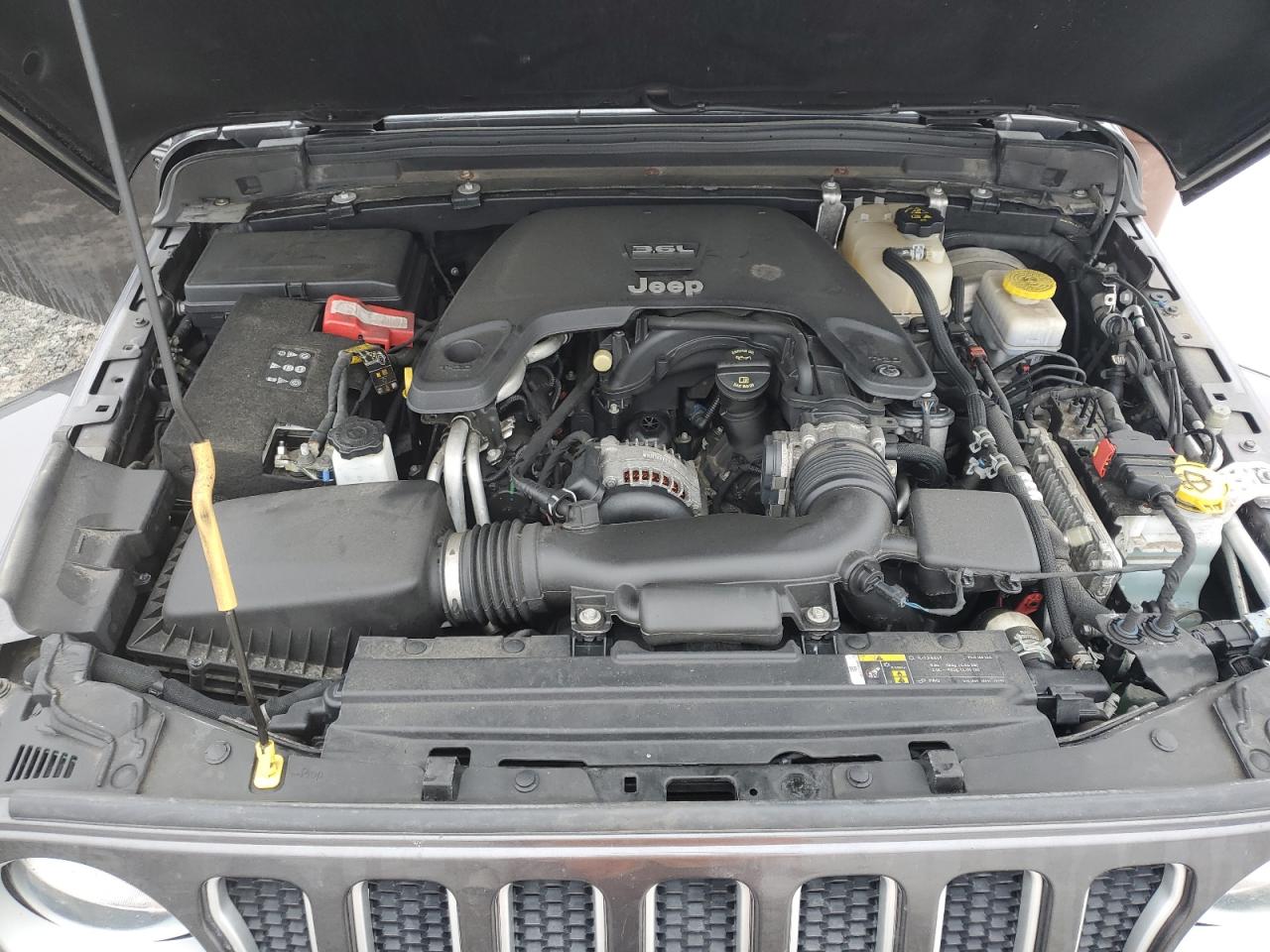2019 Jeep Wrangler VIN 1C4HJXEG3KW629542 Copart auction photo, undercarriage damage thumbnail 12