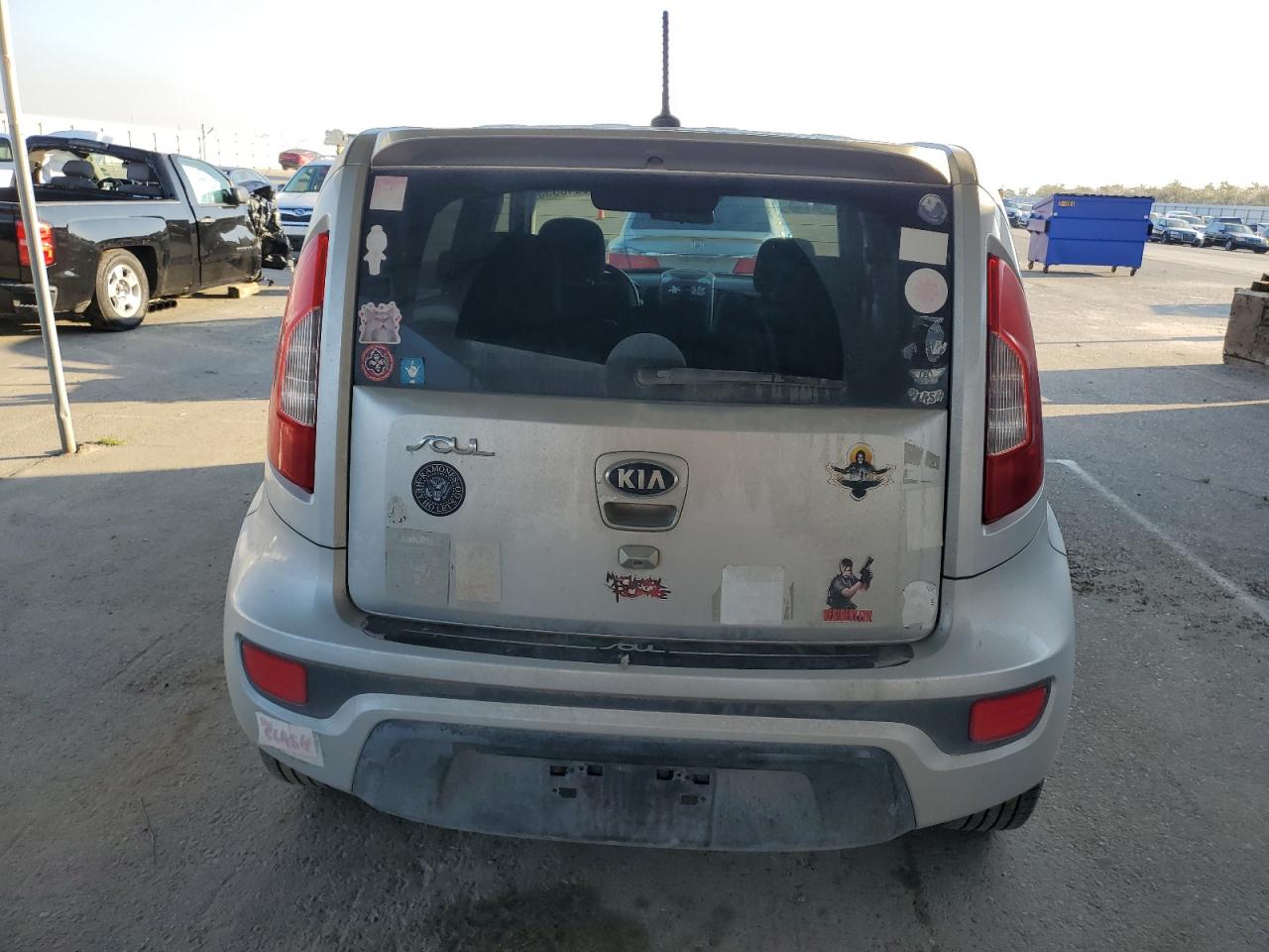2013 KIA Soul VIN KNDJT2A65D7524414 Copart auction photo, front end damage thumbnail 6