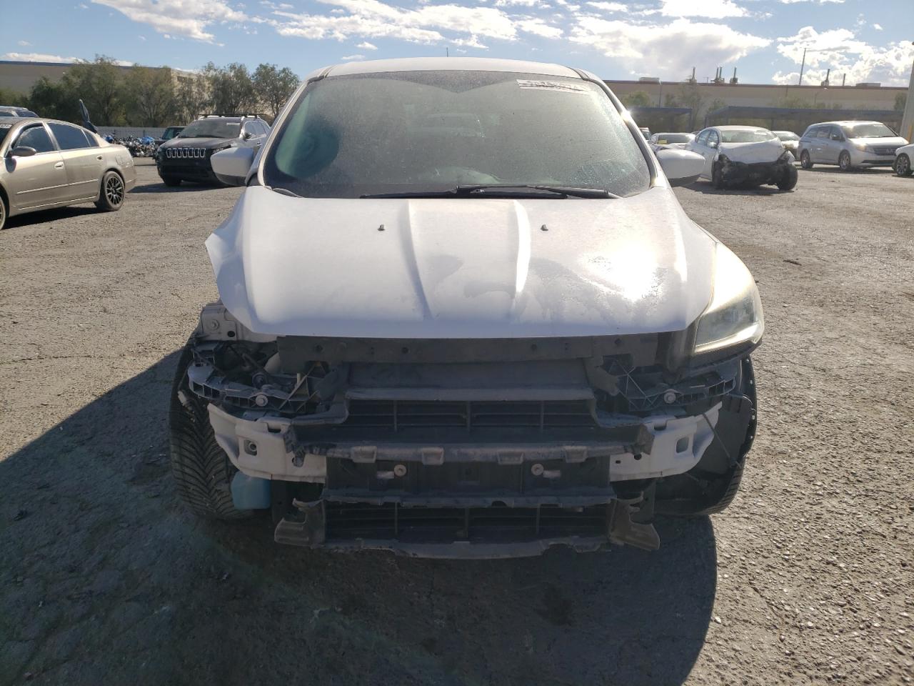 2015 Ford Escape VIN 1FMCU0G7XFUA09015 Copart auction photo, front end damage thumbnail 5
