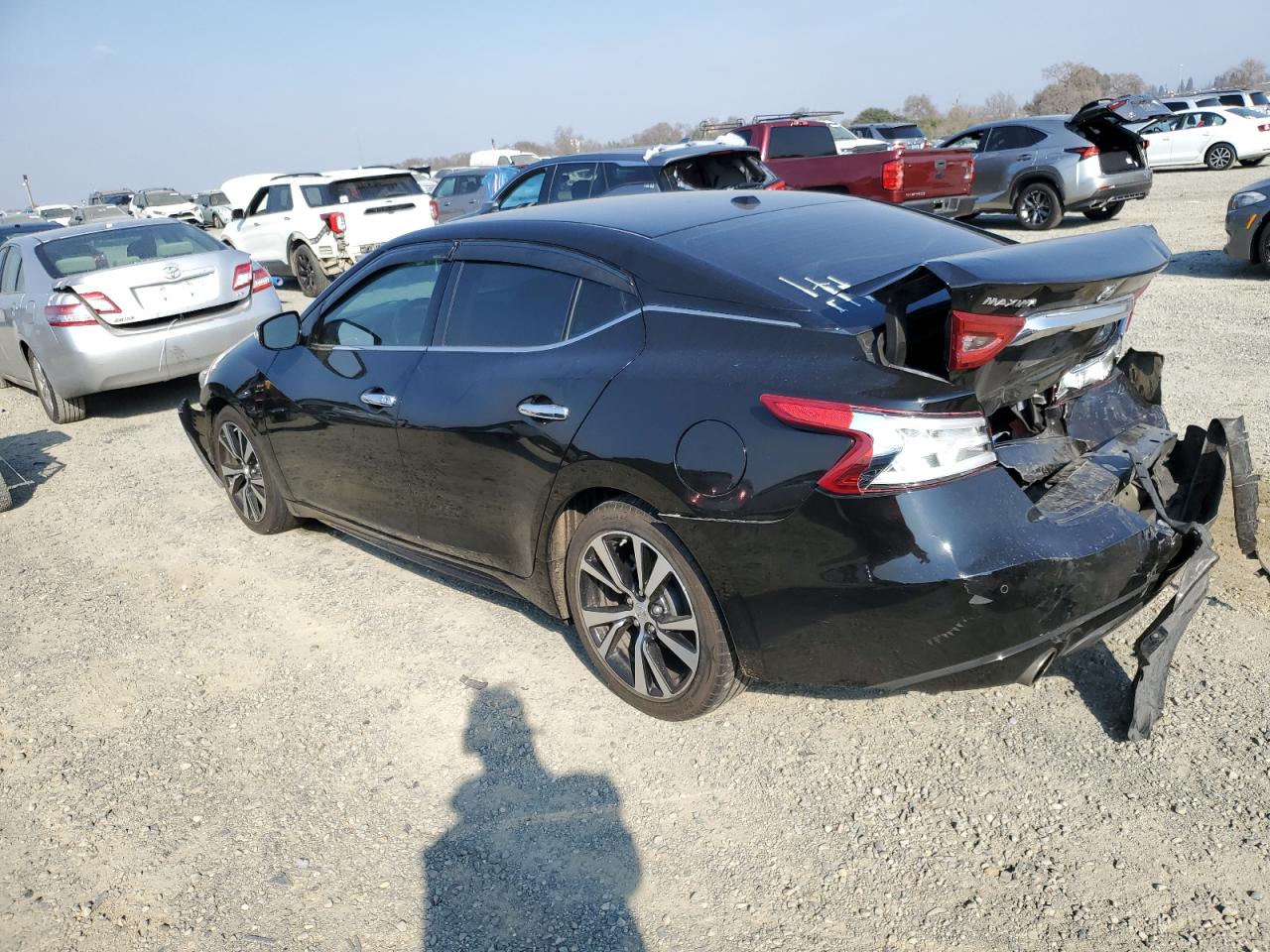 2018 Nissan Maxima VIN 1N4AA6AP7JC385935 Copart auction photo, rear end / front end damage thumbnail 2