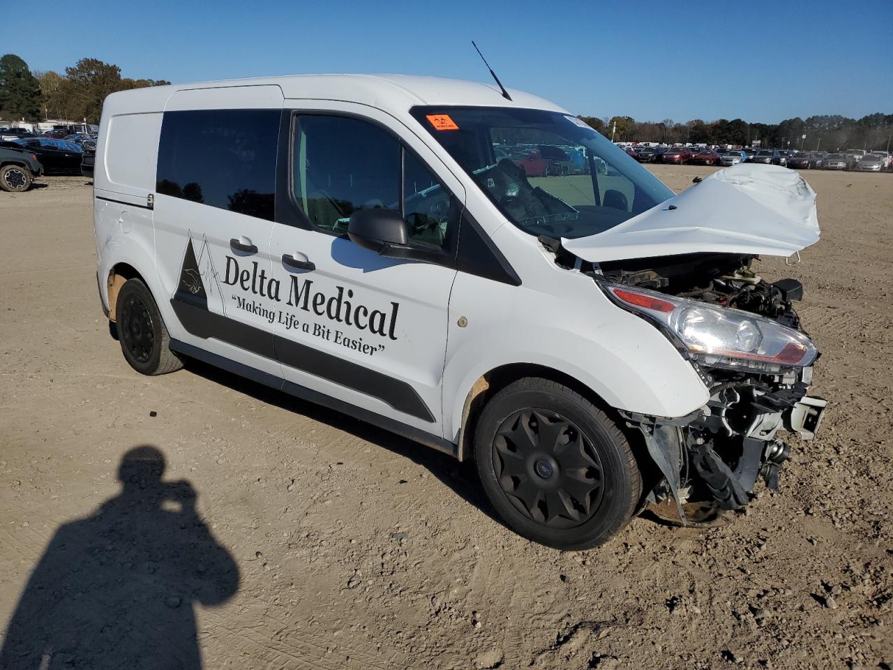 2018 Ford Transit VIN NM0LS7F78J1351817 Copart auction photo, front end / minor dent/scratches damage thumbnail 4