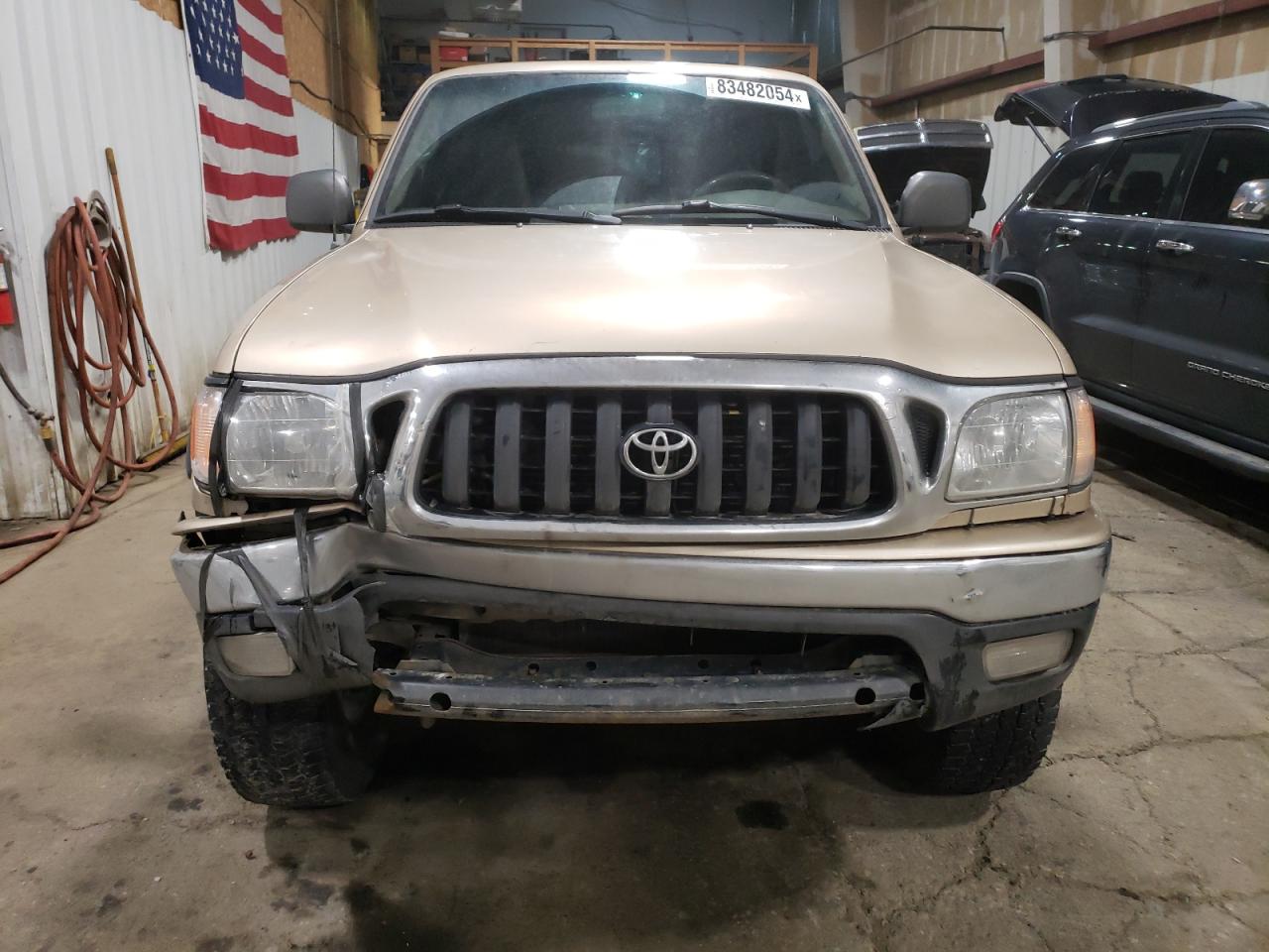2001 Toyota Tacoma VIN 5TEWN72N81Z790730 Copart auction photo, all over / front end damage thumbnail 5
