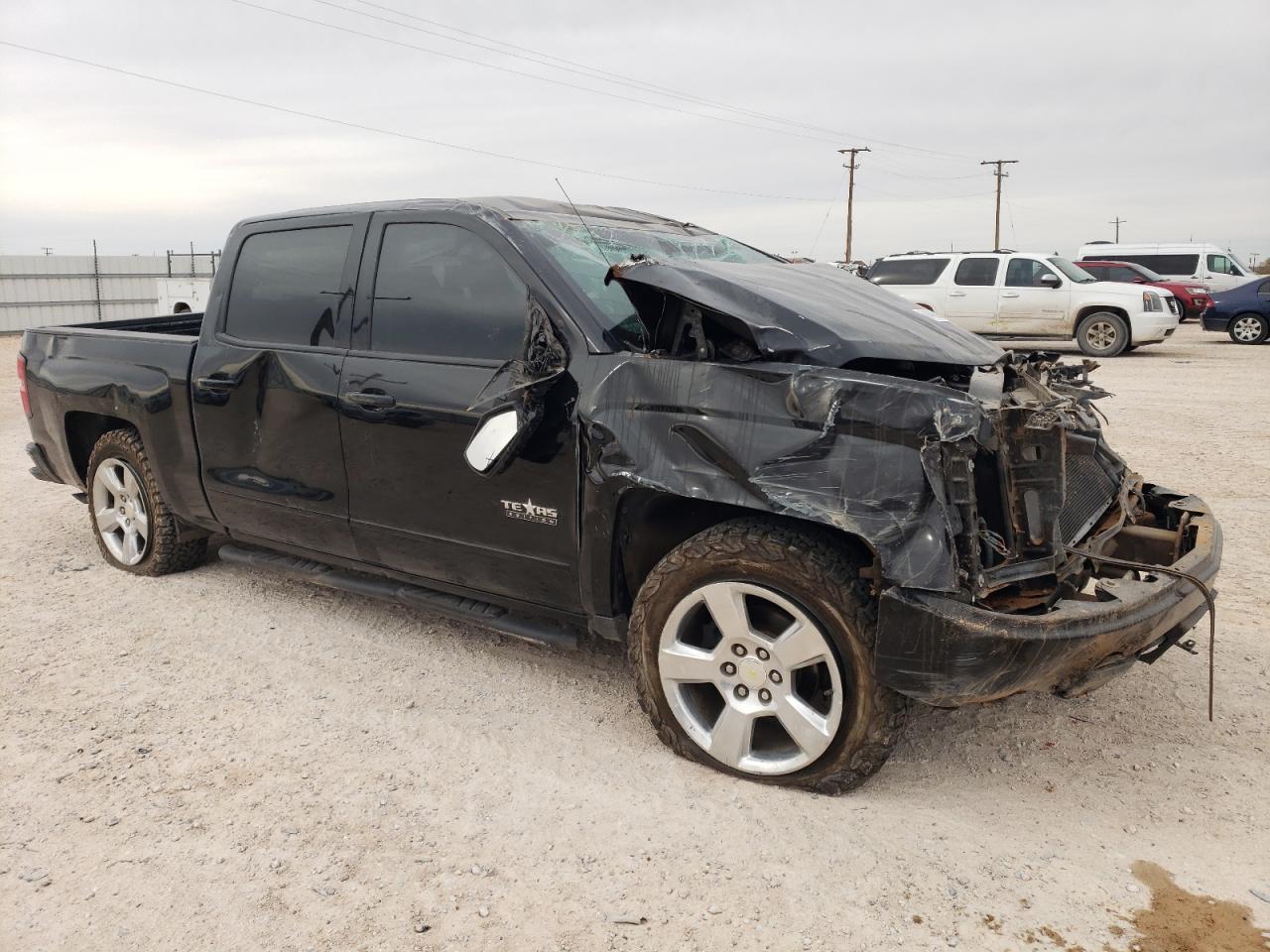 2015 Chevrolet Silverado VIN 3GCPCREHXFG171948 Copart auction photo, all over damage thumbnail 4