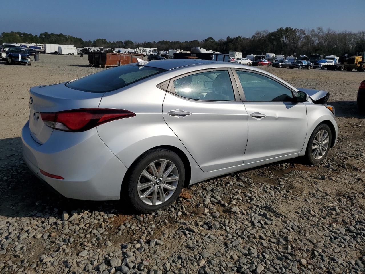 2014 Hyundai Elantra VIN 5NPDH4AE2EH504748 Copart auction photo, front end damage thumbnail 3