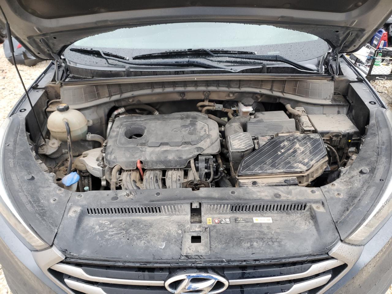 2018 Hyundai Tucson VIN KM8J33ALXJU771612 Copart auction photo, rear end damage thumbnail 12
