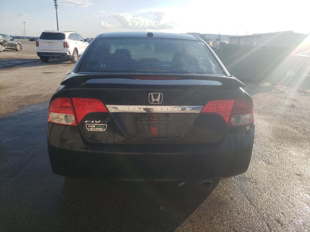 2010 Honda Civic VIN 2HGFA1F94AH562114 Copart auction photo, side / front end damage thumbnail 6