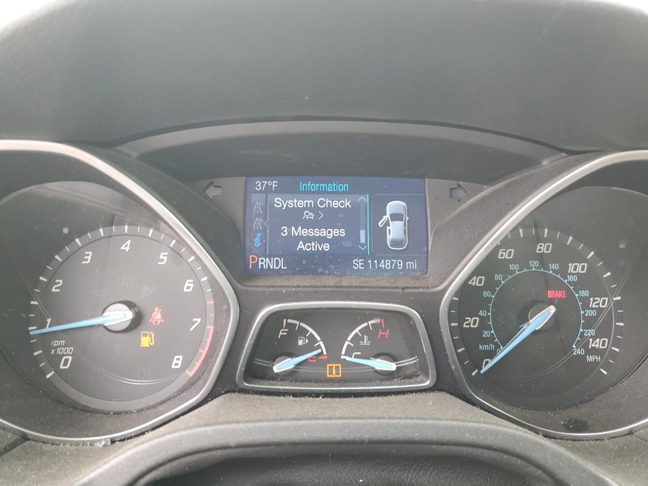 2014 Ford Focus VIN 1FADP3F20EL359464 Copart auction photo, side / front end damage thumbnail 9