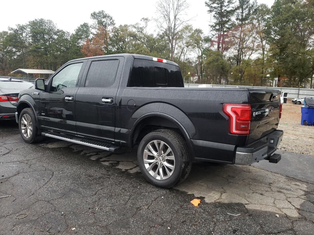 2015 Ford F-150 VIN 1FTEW1CG1FKE34864 Copart auction photo, side / front end damage thumbnail 2
