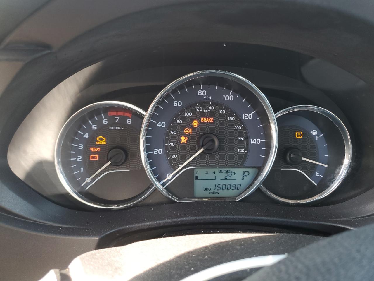 2014 Toyota Corolla VIN 2T1BURHE6EC113451 Copart auction photo, front end / rear end damage thumbnail 9