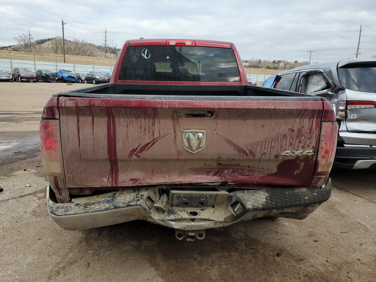 2015 RAM 1500 VIN 1C6RR7FT8FS507269 Copart auction photo, rear end damage thumbnail 6