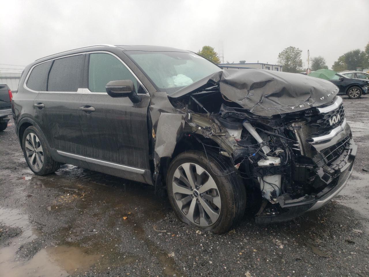 2022 KIA Telluride VIN 5XYP3DHC2NG216252 Copart auction photo, front end / minor dent/scratches damage thumbnail 4