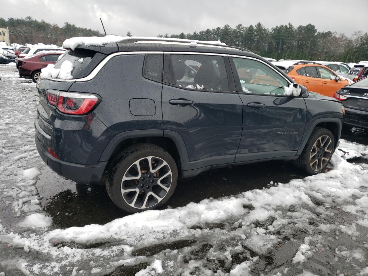 2018 Jeep Compass VIN 3C4NJDCB5JT200416 Copart auction photo, front end damage thumbnail 3