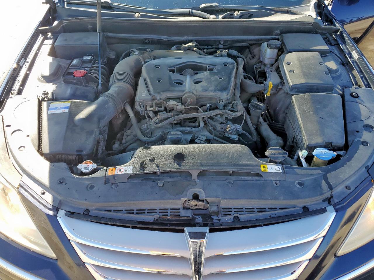 2012 Hyundai Genesis VIN KMHGC4DD1CU169270 Copart auction photo, front end damage thumbnail 11
