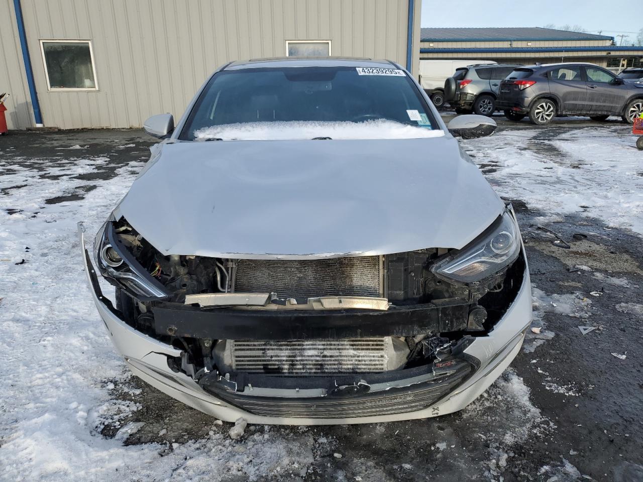 2018 Hyundai Elantra VIN KMHD04LBXJU557610 Copart auction photo, front end damage thumbnail 5
