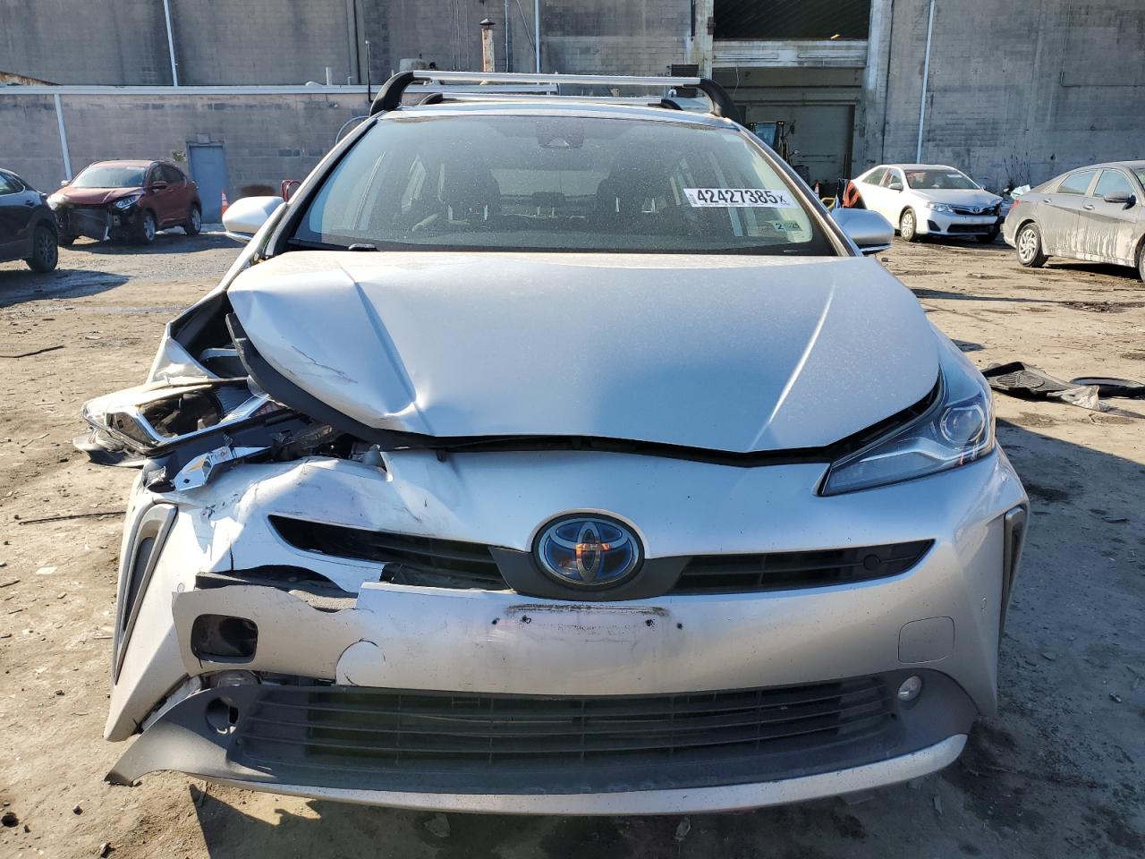 2019 Toyota Prius VIN JTDL9RFUXK3006178 Copart auction photo, front end damage thumbnail 5