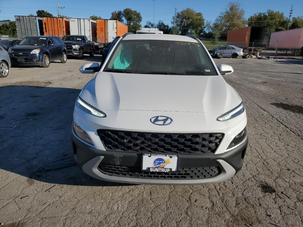 2022 Hyundai Kona VIN KM8K6CAB9NU831257 Copart auction photo, side damage thumbnail 5