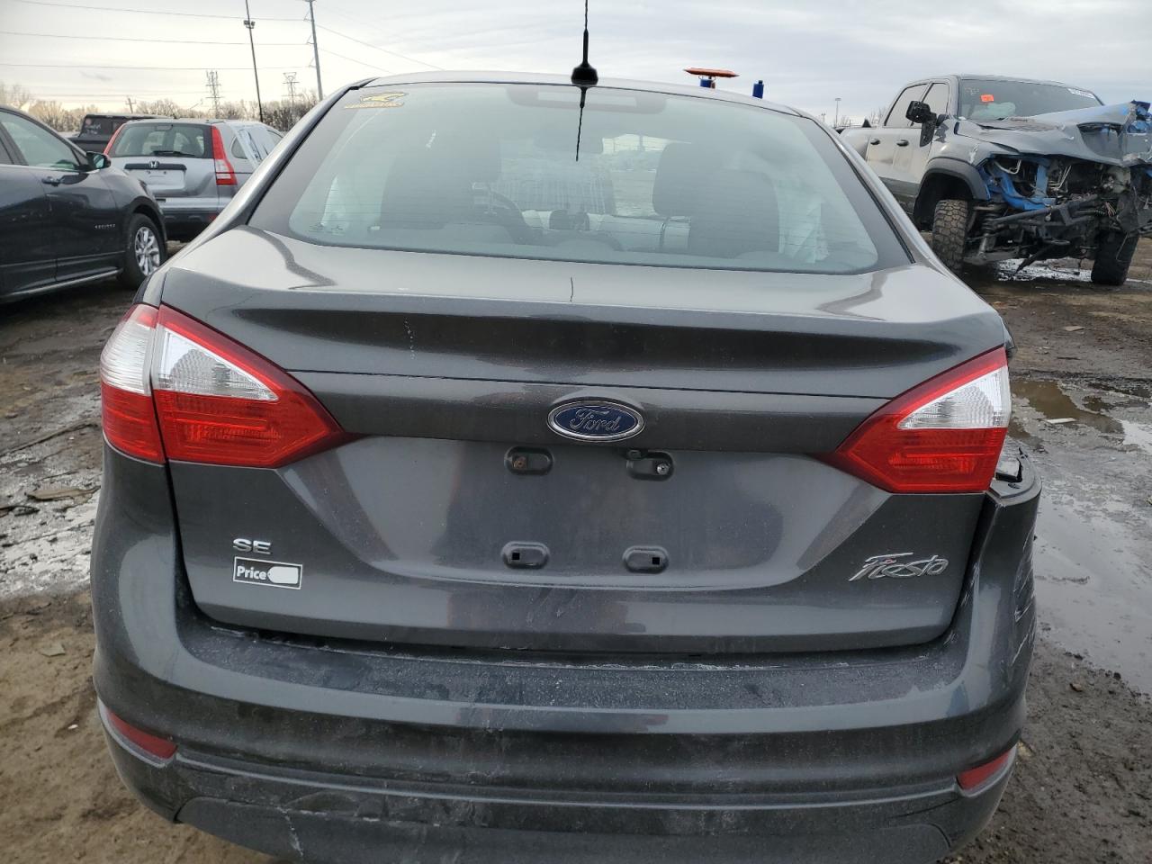 2019 Ford Fiesta VIN 3FADP4BJ4KM118374 Copart auction photo, rear end damage thumbnail 6