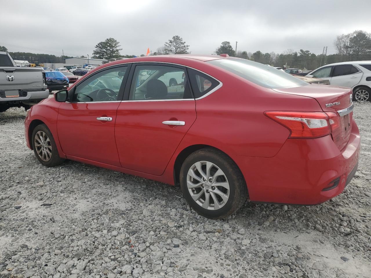 2017 Nissan Sentra VIN 3N1AB7AP4HY348133 Copart auction photo, rear end damage thumbnail 2