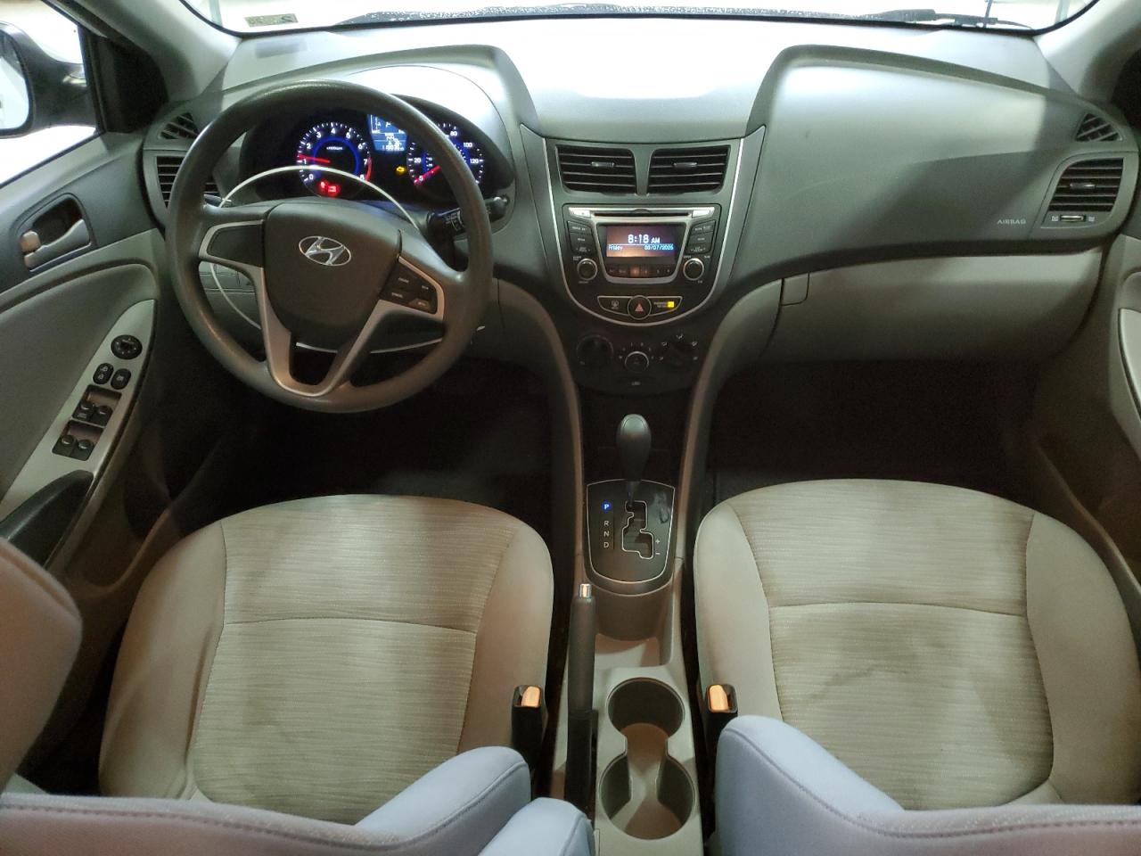 2015 Hyundai Accent VIN KMHCT5AEXFU219170 Copart auction photo, normal wear / mechanical damage thumbnail 8