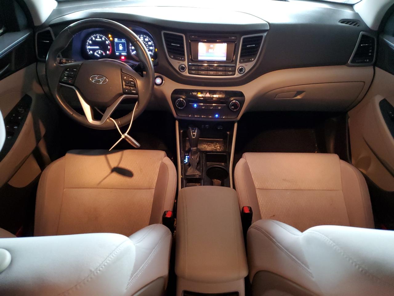 2017 Hyundai Tucson VIN KM8J33A26HU488481 Copart auction photo, front end damage thumbnail 8
