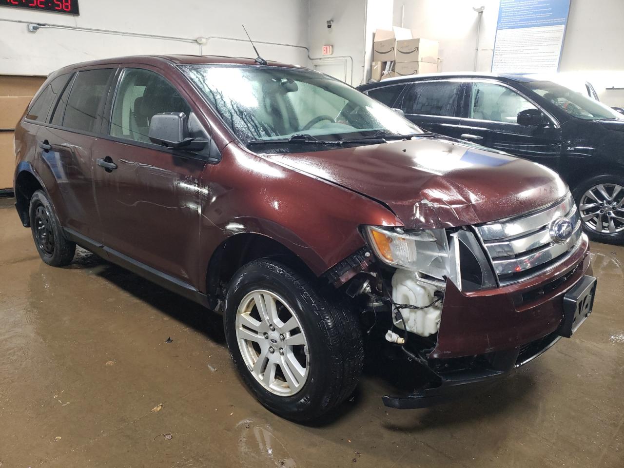 2009 Ford Edge VIN 2FMDK36C09BA53870 Copart auction photo, front end / all over damage thumbnail 4