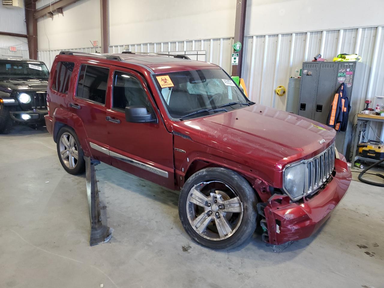 2012 Jeep Liberty (North America) VIN 1C4PJLFK0CW106990 Copart auction photo, front end / side damage thumbnail 4