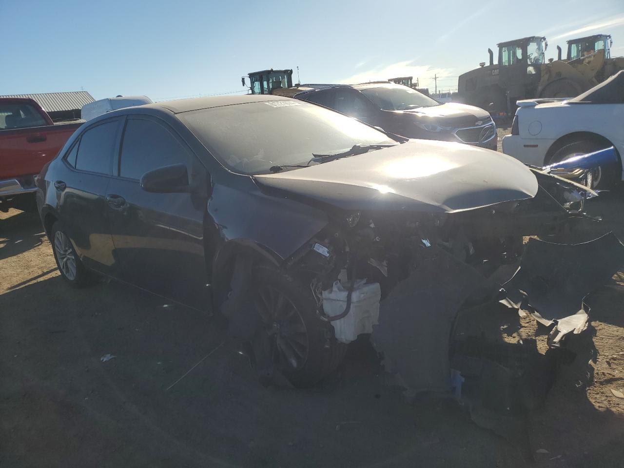 2014 Toyota Corolla VIN 5YFBURHE6EP105155 Copart auction photo, front end damage thumbnail 4