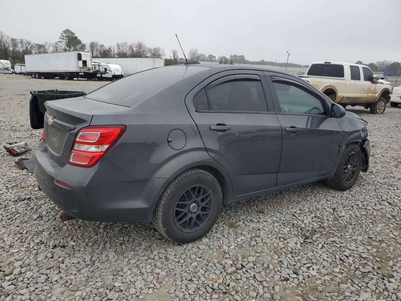 2017 Chevrolet Sonic VIN 1G1JB5SHXH4137779 Copart auction photo, front end damage thumbnail 3
