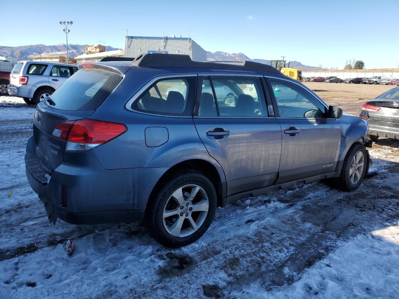 2014 Subaru Outback VIN 4S4BRBACXE3284855 Copart auction photo, front end / hail damage thumbnail 3