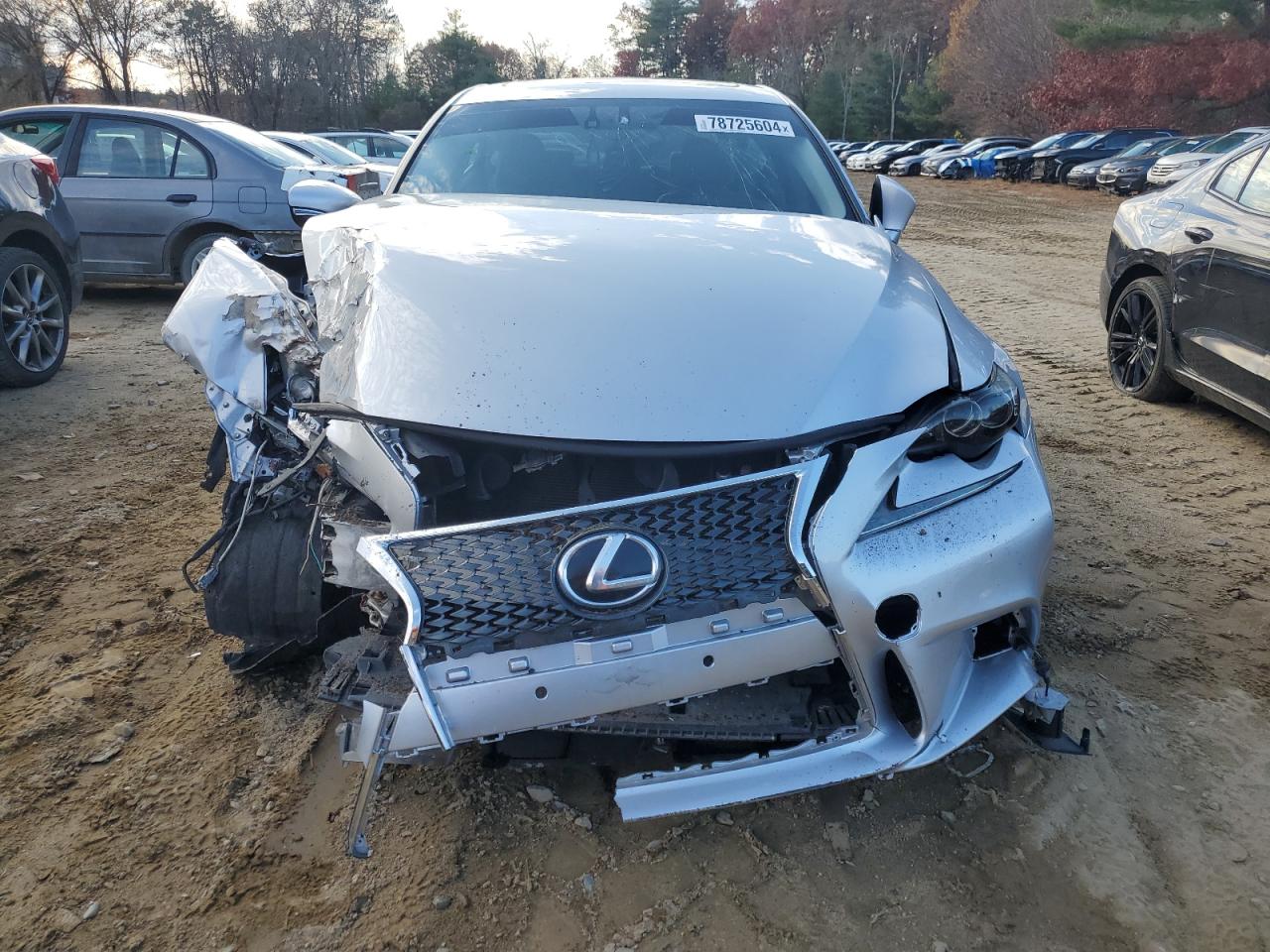 2015 Lexus IS VIN JTHCE1D20F5007847 Copart auction photo, front end damage thumbnail 5