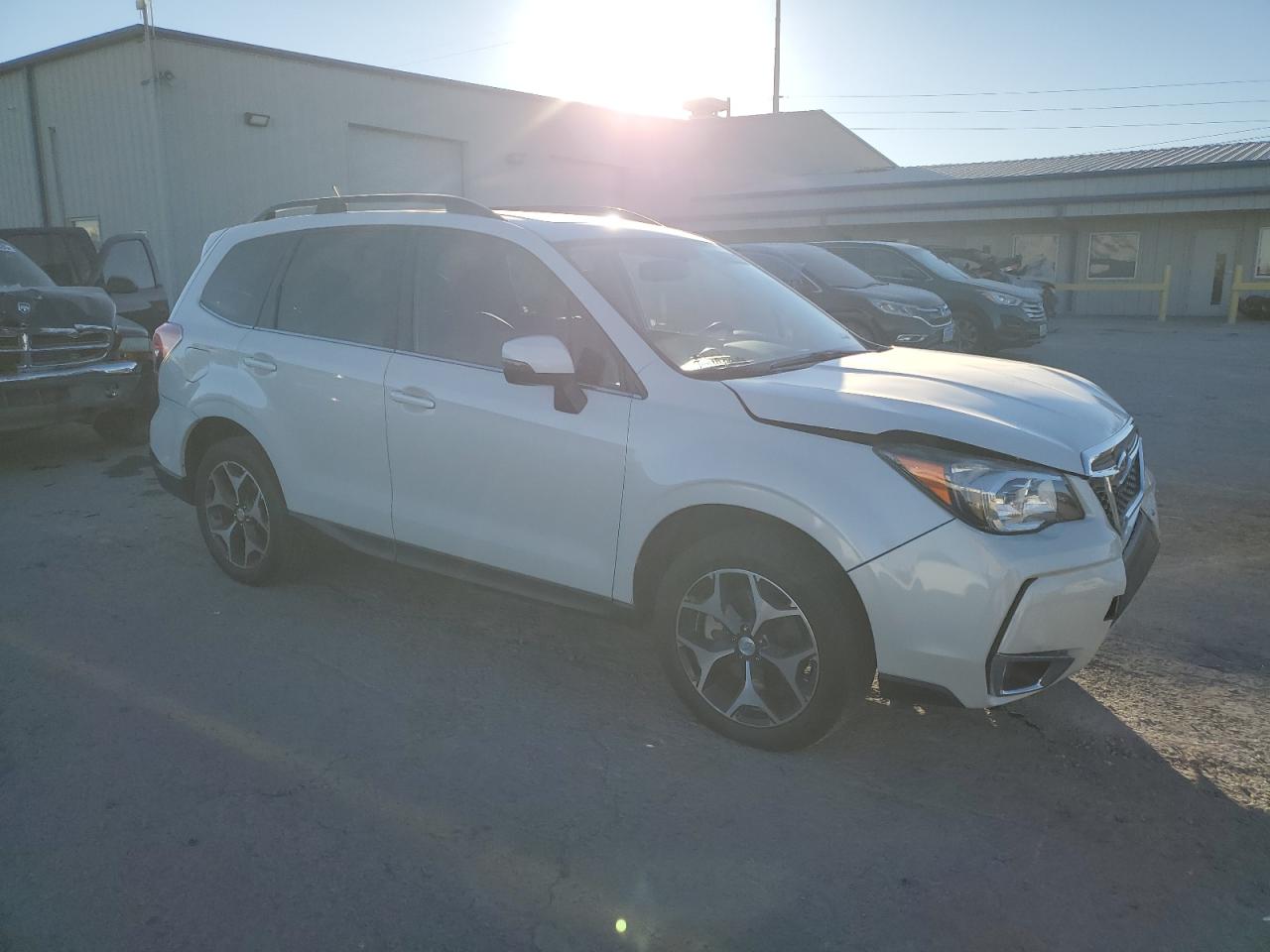 2014 Subaru Forester VIN JF2SJGMC4EH545812 Copart auction photo, front end / rear end damage thumbnail 4