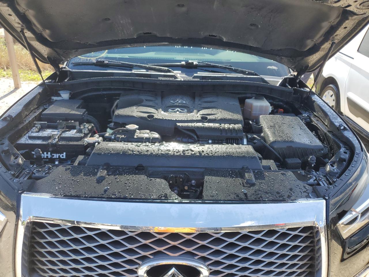 2018 Infiniti QX80 VIN JN8AZ2NE1J9190953 Copart auction photo, water/flood / rear end damage thumbnail 12