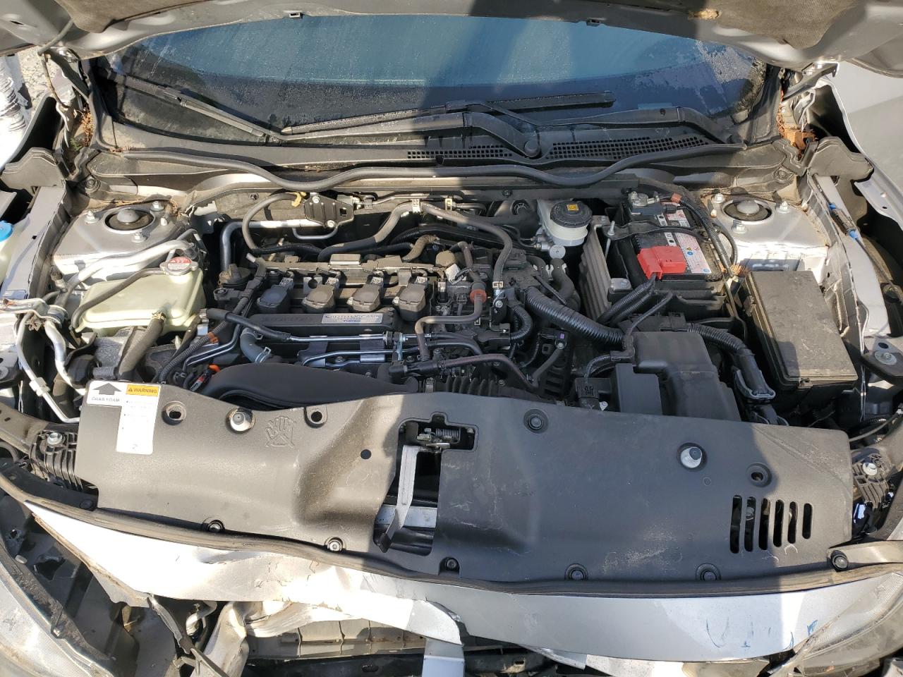 2018 Honda Civic VIN JHMFC1F3XJX017520 Copart auction photo, front end damage thumbnail 12