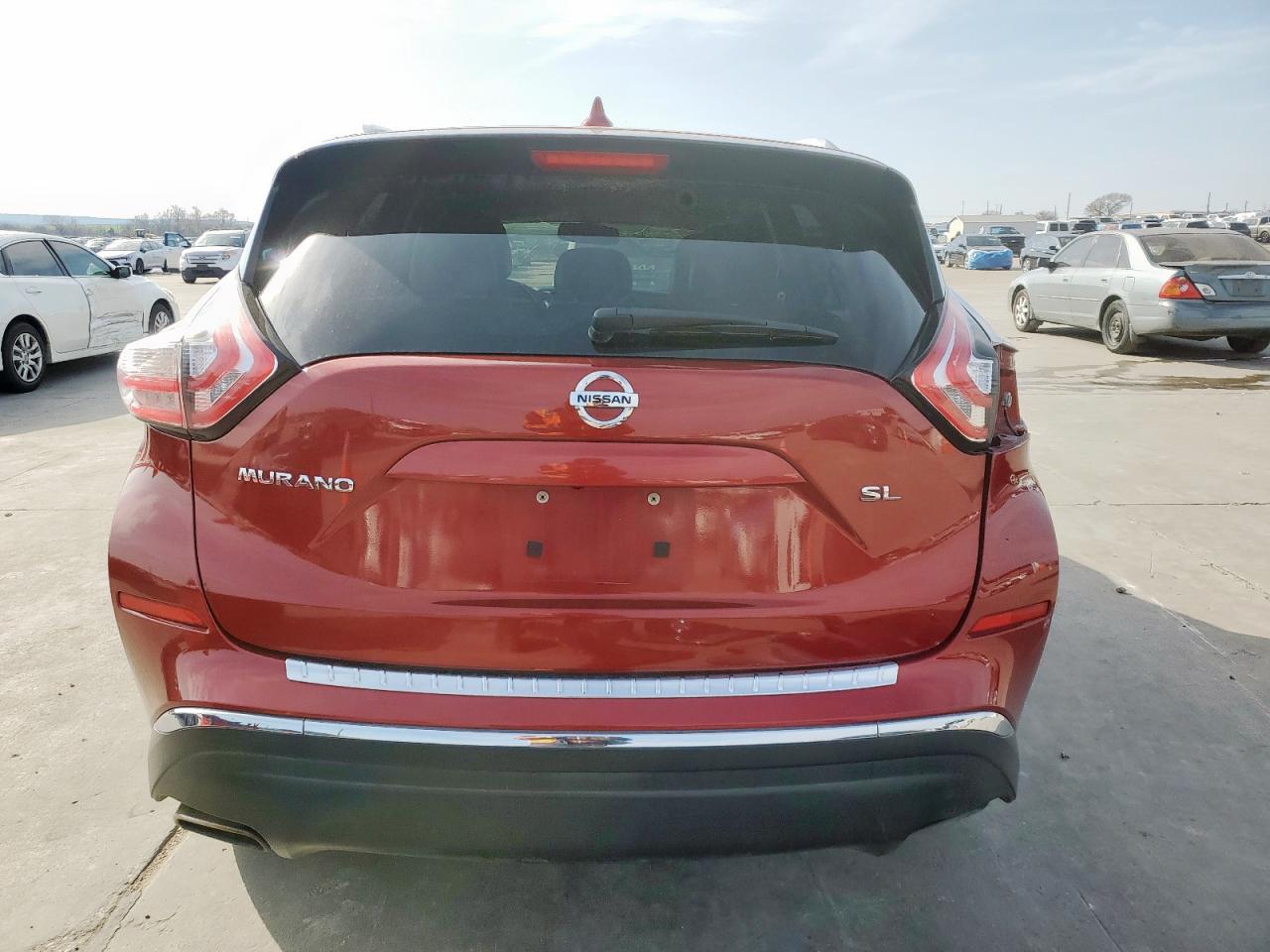 2017 Nissan Murano VIN 5N1AZ2MG7HN143809 Copart auction photo, front end / rear end damage thumbnail 6
