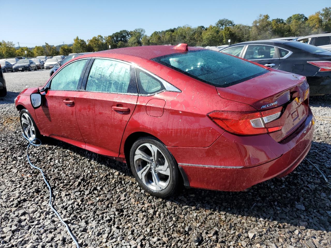 2020 Honda Accord VIN 1HGCV1F44LA042427 Copart auction photo, front end / rear end damage thumbnail 2