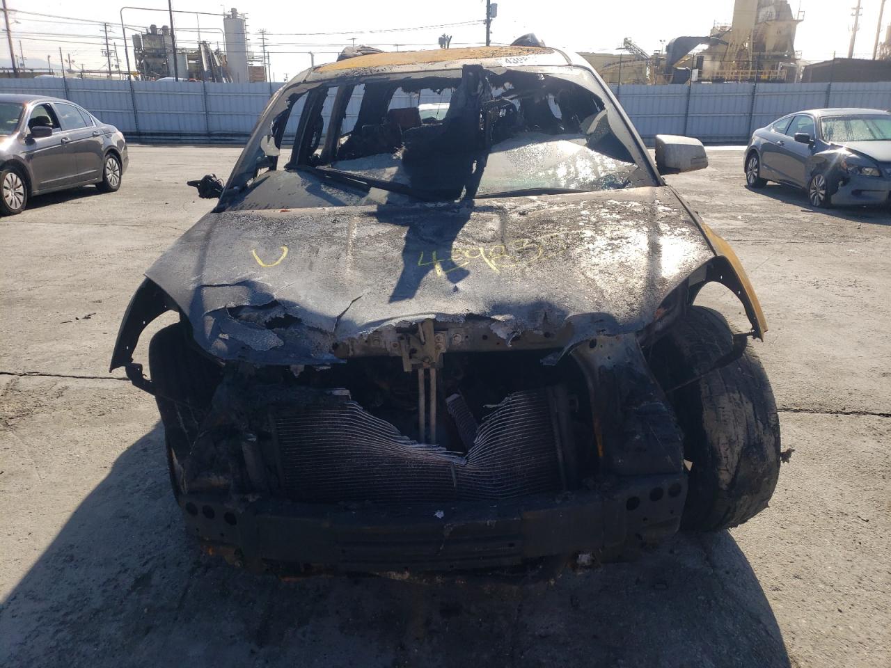 2008 GMC Acadia VIN 1GKER23798J274050 Copart auction photo, burn damage thumbnail 5