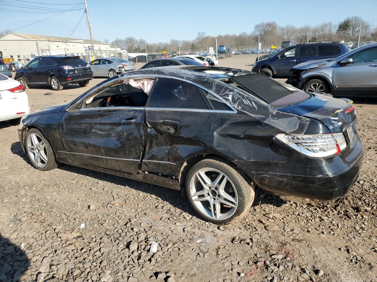 2013 Mercedes-Benz E-klasse VIN WDDKJ5KB5DF219577 Copart auction photo, all over damage thumbnail 2