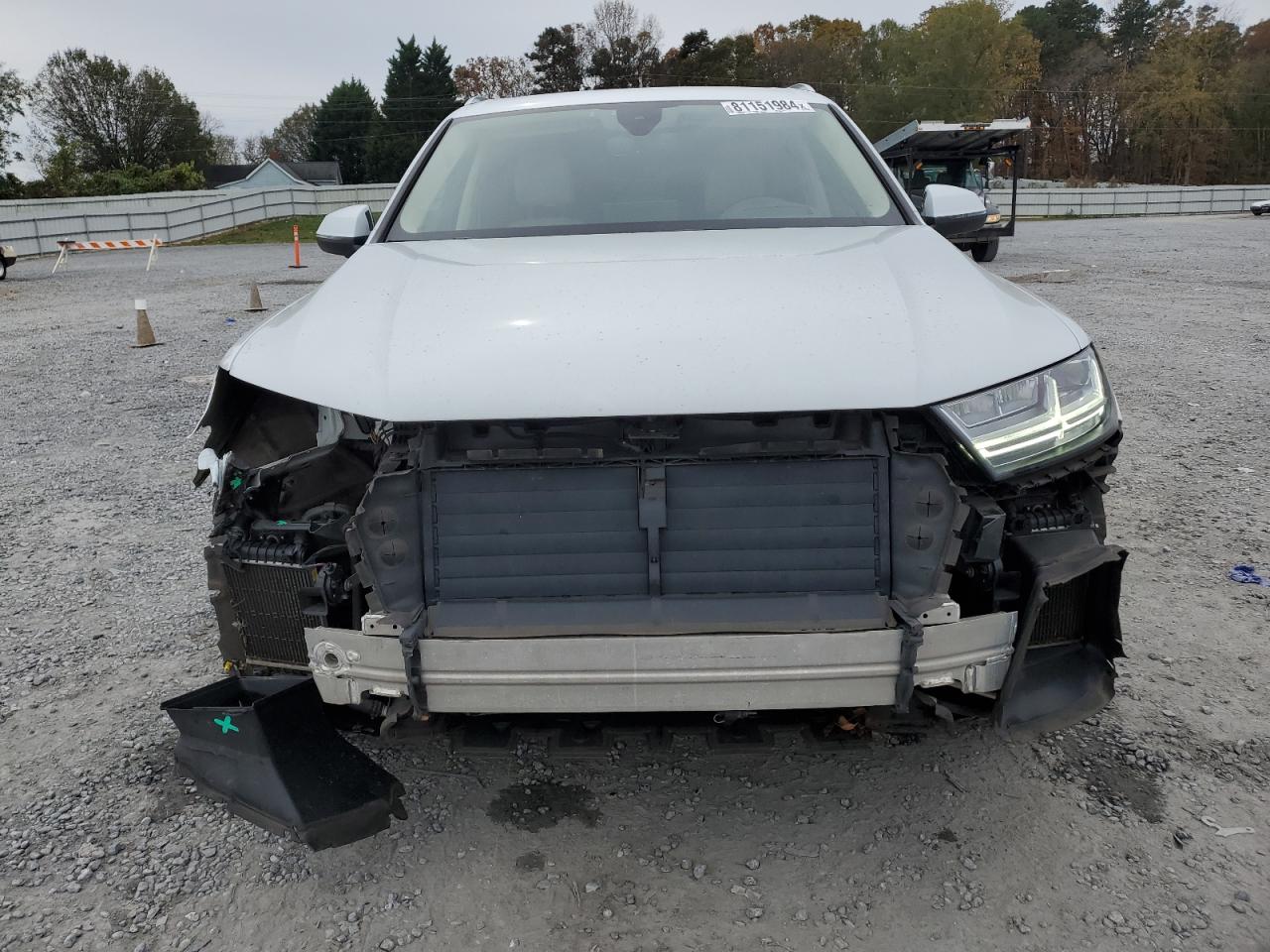 2018 Audi Q7 VIN WA1VAAF74JD051440 Copart auction photo, front end damage thumbnail 5