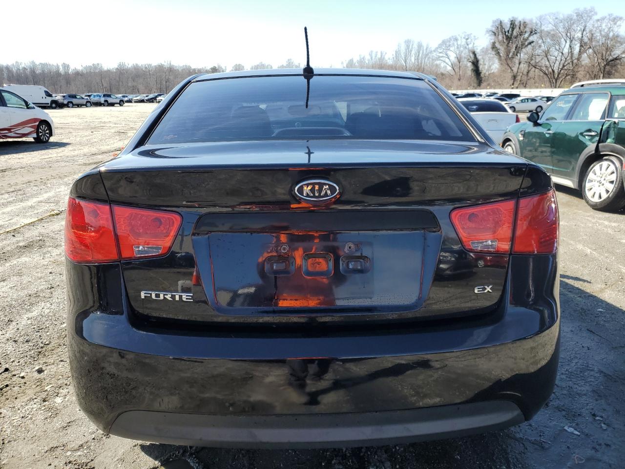 2010 KIA Forte VIN KNAFU4A24A5854447 Copart auction photo, side damage thumbnail 6