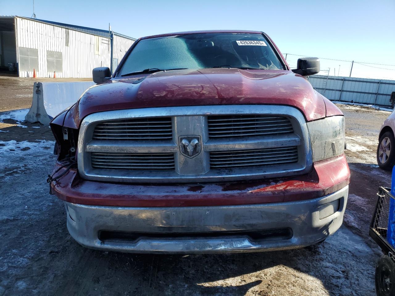 2012 Dodge RAM VIN 1C6RD7LTXCS110886 Copart auction photo, front end / undercarriage damage thumbnail 5