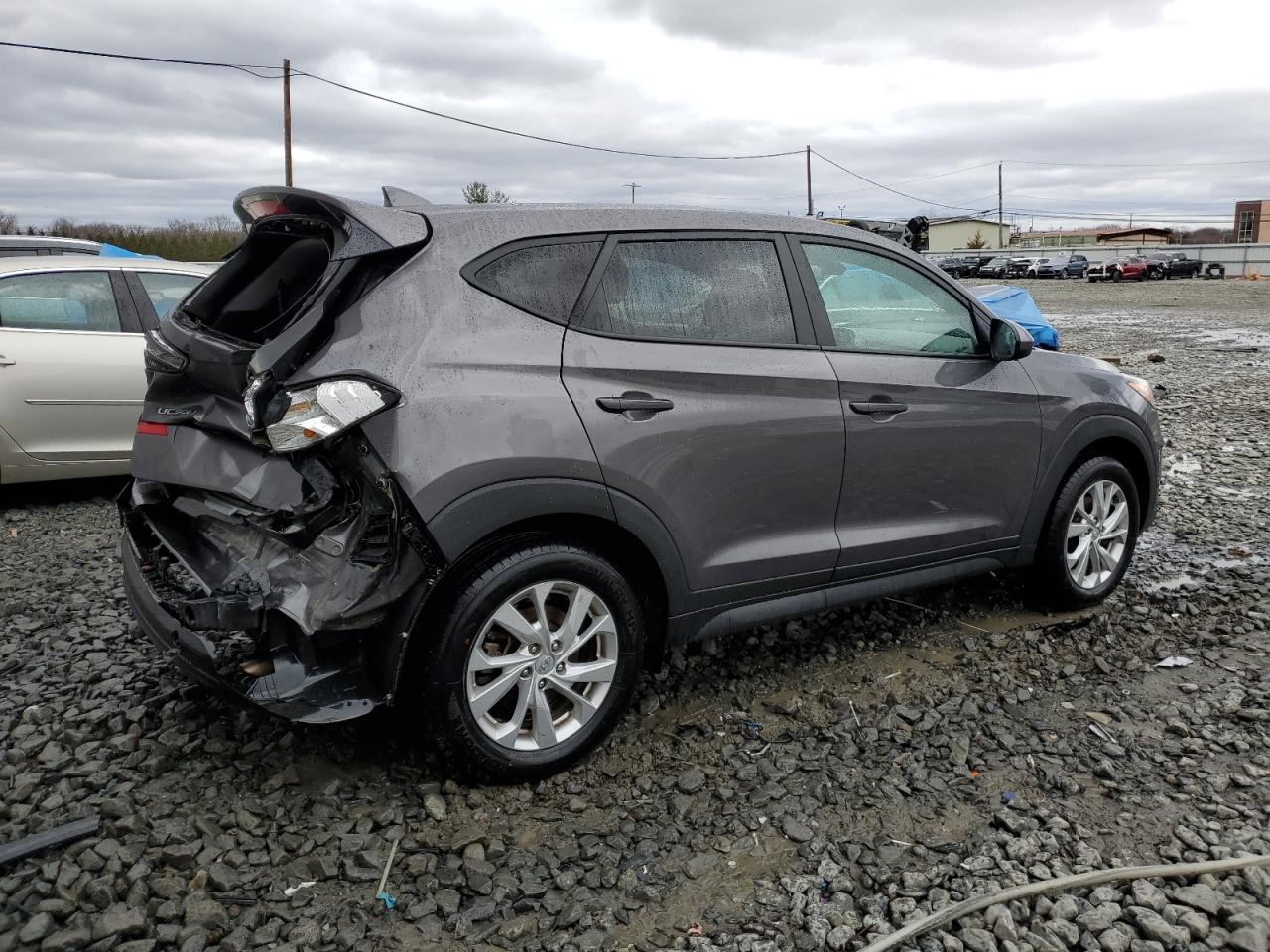 2020 Hyundai Tucson VIN KM8J2CA47LU121442 Copart auction photo, rear end damage thumbnail 3