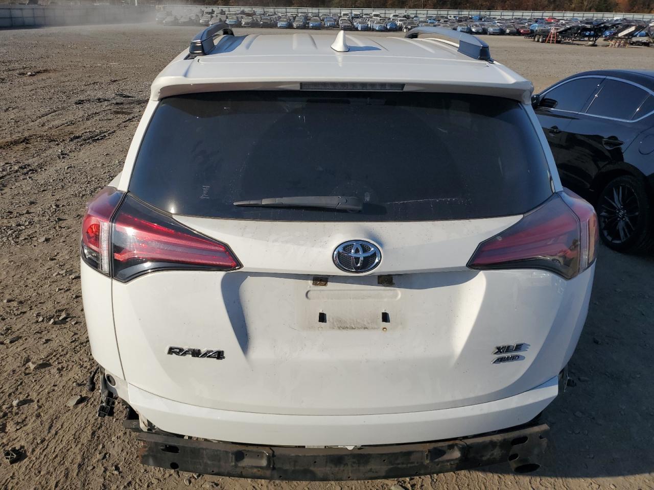 2018 Toyota RAV 4 VIN JTMRFREV8JJ747632 Copart auction photo, rear end damage thumbnail 6