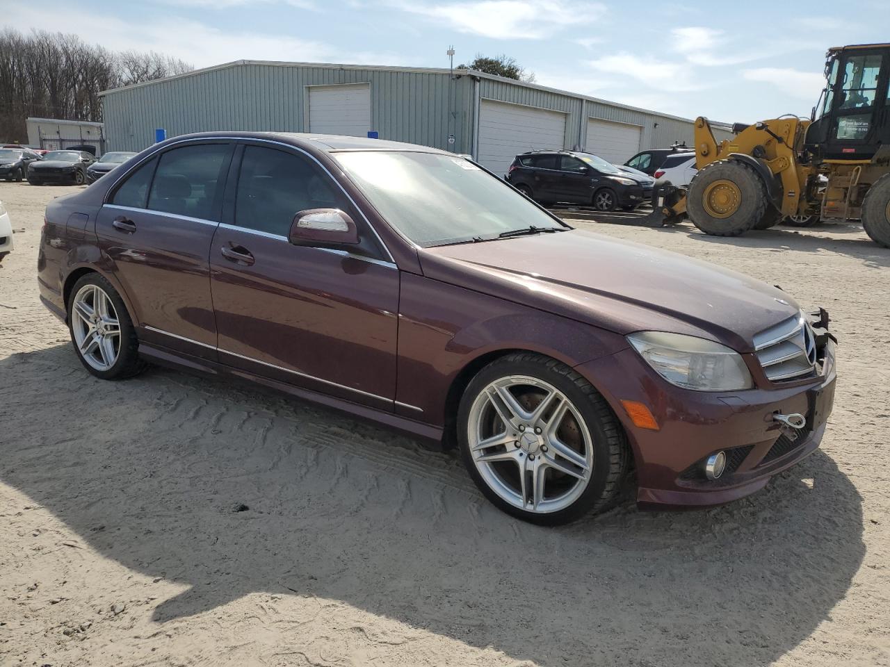 2009 Mercedes-Benz C-klasse VIN WDDGF56X89F225183 Copart auction photo, front end / minor dent/scratches damage thumbnail 4