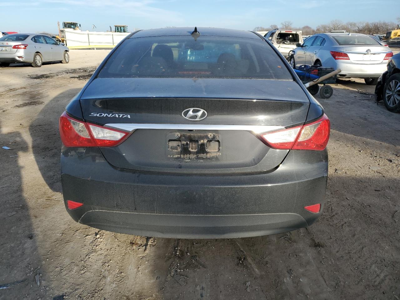 2014 Hyundai Sonata VIN 5NPEB4AC0EH852018 Copart auction photo, side damage thumbnail 6