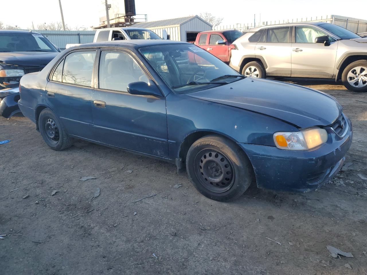 2002 Toyota Corolla VIN 2T1BR12E62C556609 Copart auction photo, side damage thumbnail 4