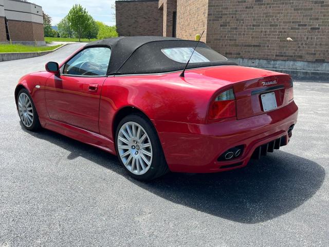 2002 Maserati Spyder VIN ZAMBB18A920006027 Copart auction photo, normal wear / minor dent/scratches damage thumbnail 3