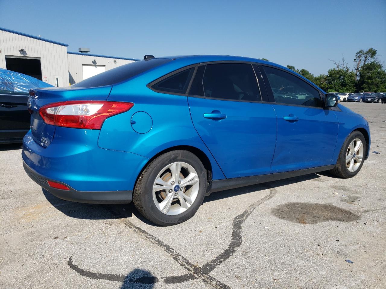 2014 Ford Focus VIN 1FADP3F21EL223358 Copart auction photo, side damage thumbnail 3
