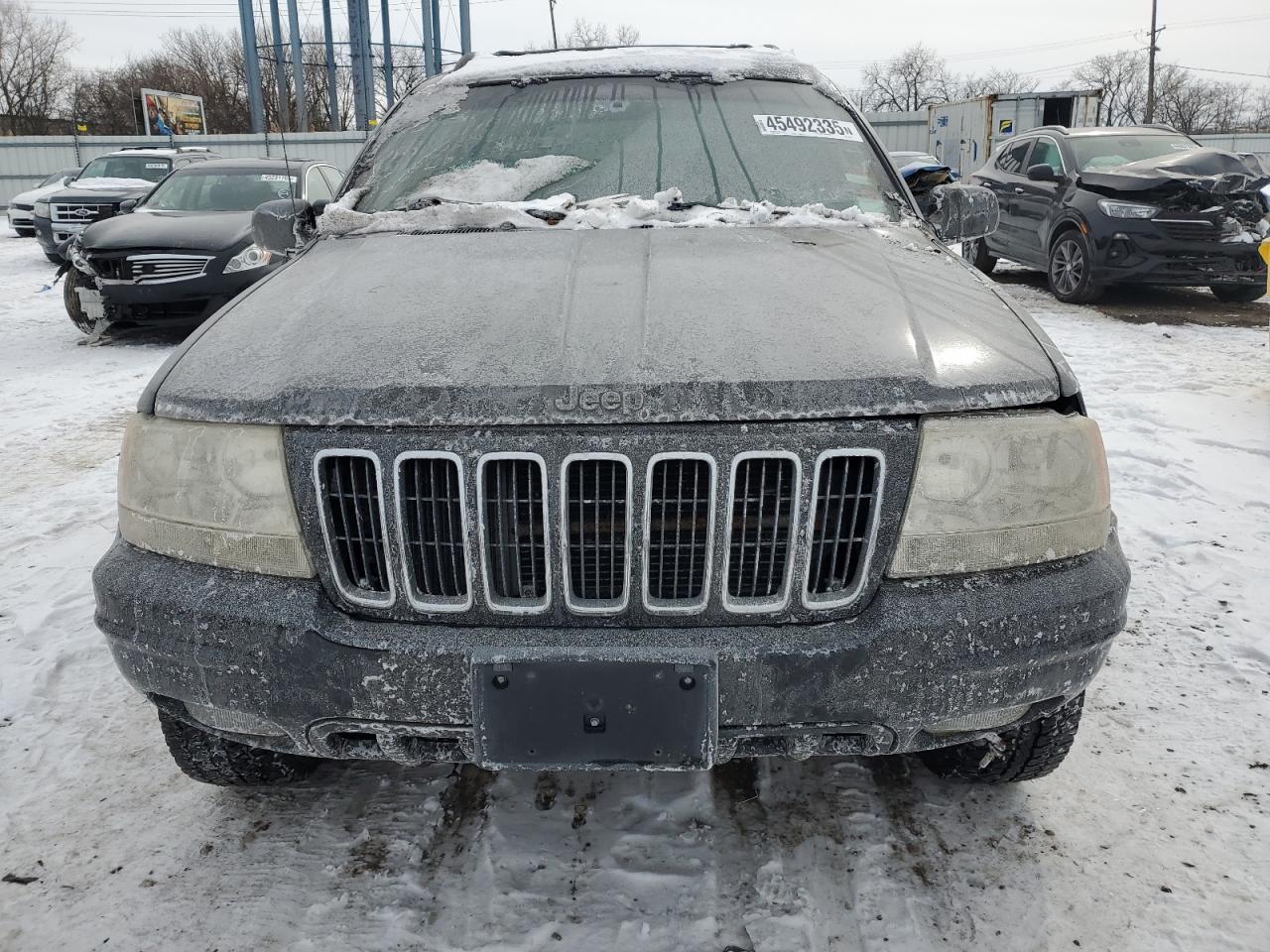 2001 Jeep Grand Cherokee VIN 1J4GW58N81C666611 Copart auction photo, front end damage thumbnail 5