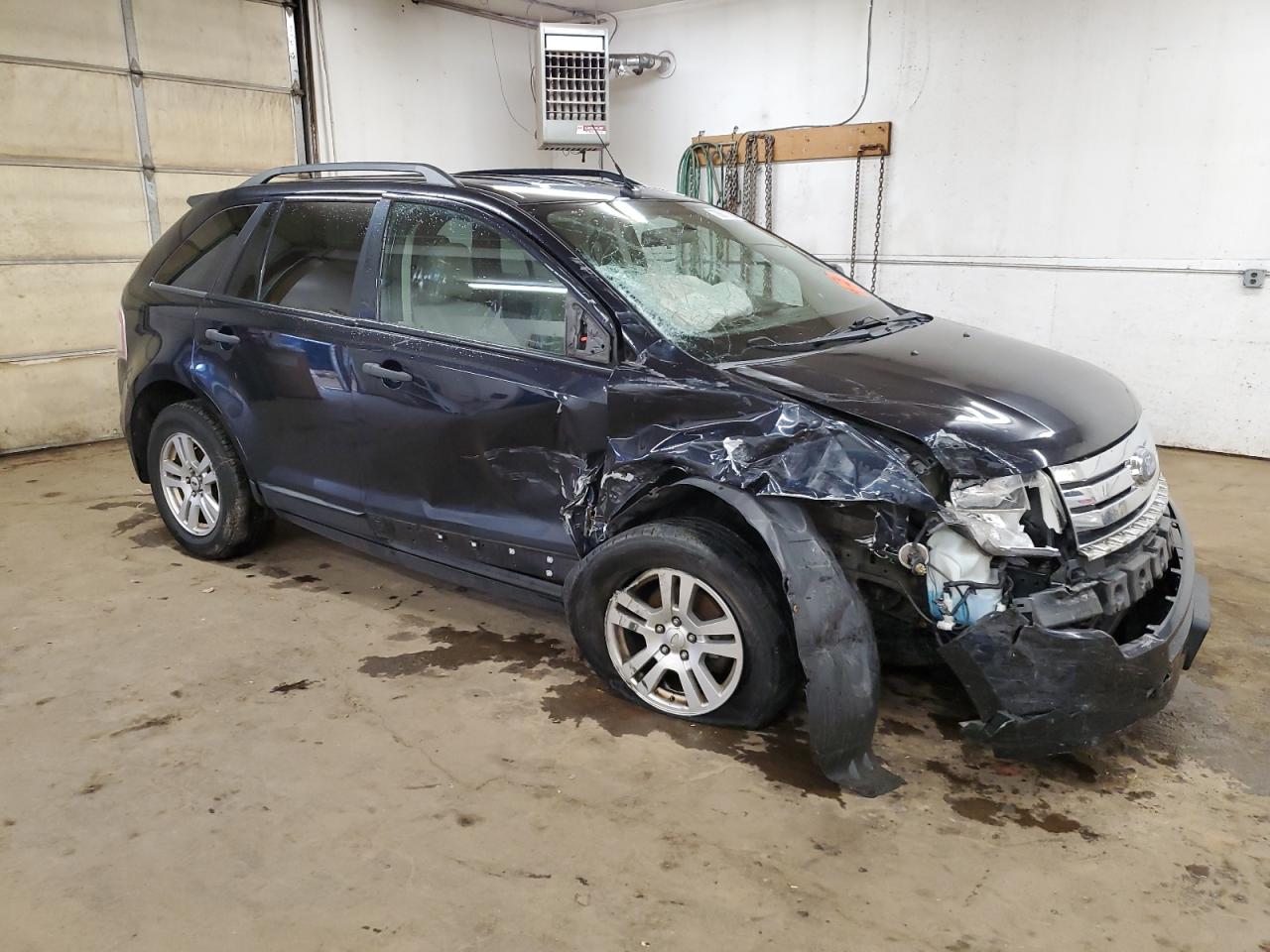 2008 Ford Edge VIN 2FMDK36C28BA08380 Copart auction photo, front end / side damage thumbnail 4